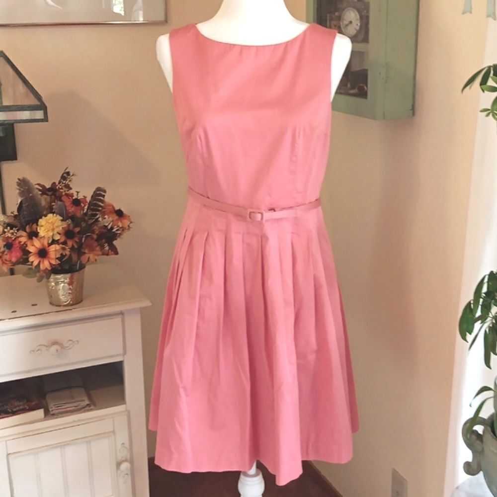 Talbots Peachy Cotton Dress